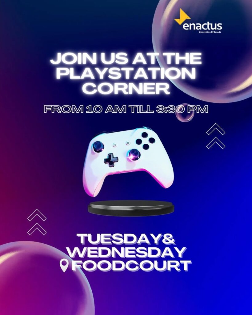 Enactus UCE playstation Event